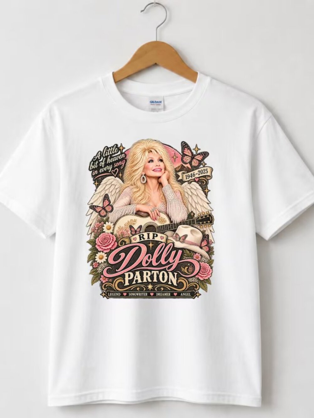 Dolly Parton RIP Shirt, Dolly Parton Memorial Tee
